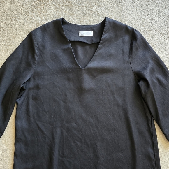 Oak + Fort 3/4 sleeve shift dress size small - Picture 5 of 14